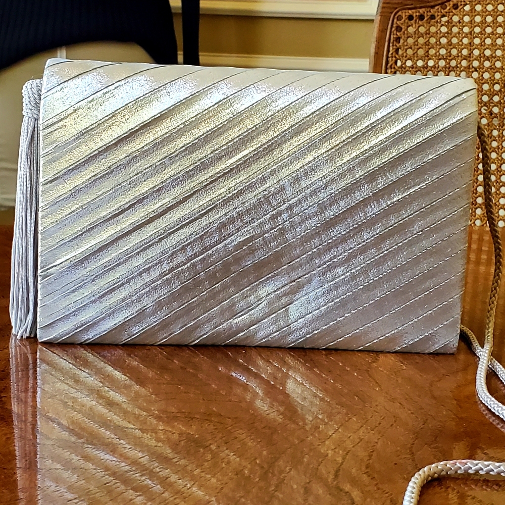 Silver Evening Bag - Picture 3 of 3